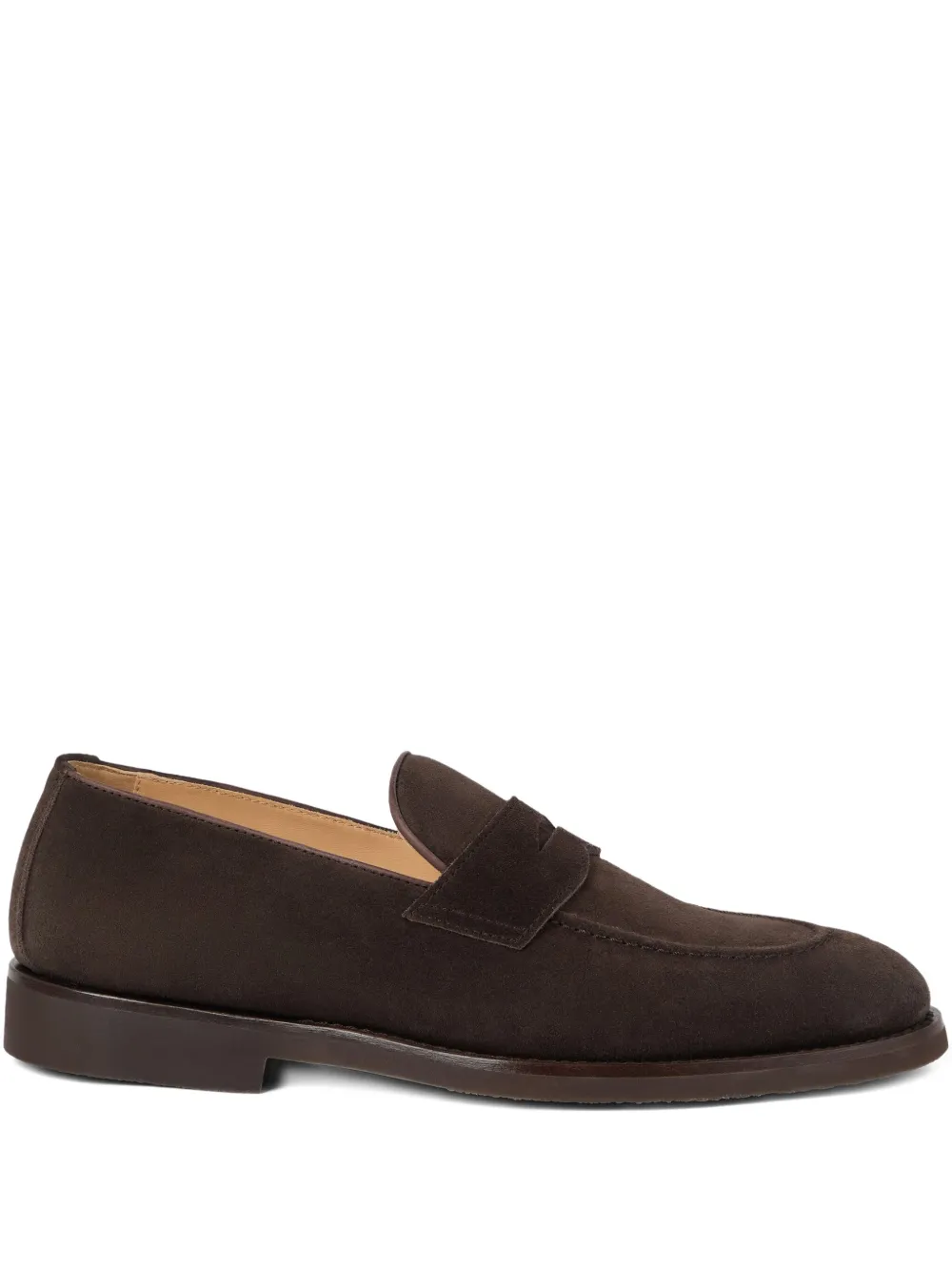 Brunello Cucinelli Suède loafers Bruin