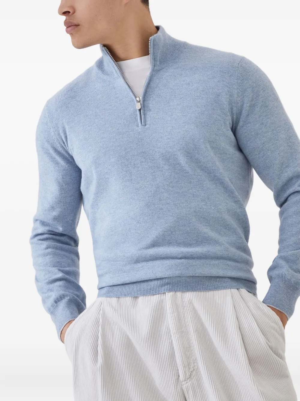 Brunello Cucinelli Kasjmier trui Blauw