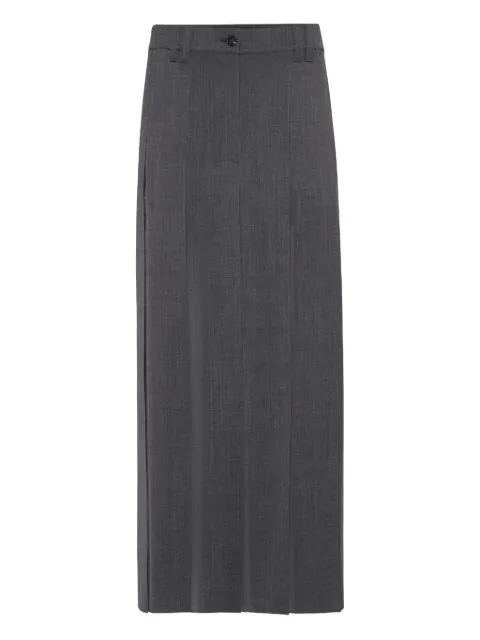 Brunello Cucinelli pleated maxi skirt