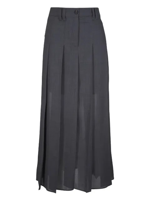 Brunello Cucinelli pleated maxi skirt