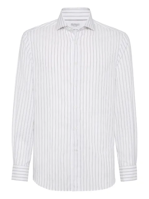 Brunello Cucinelli striped cotton shirt