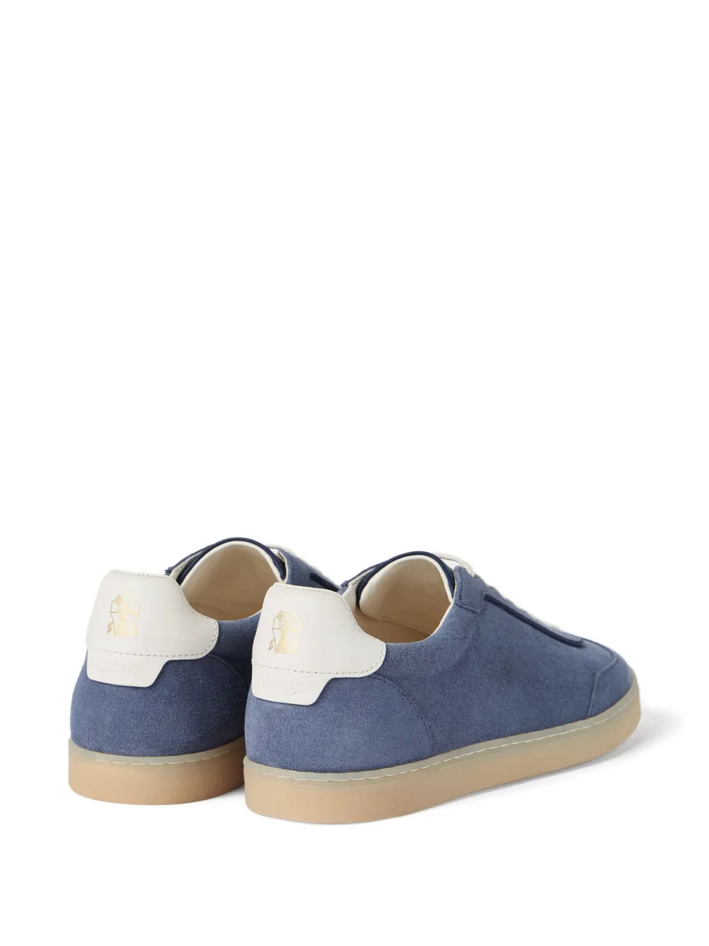 Brunello Cucinelli suede sneakers Blue
