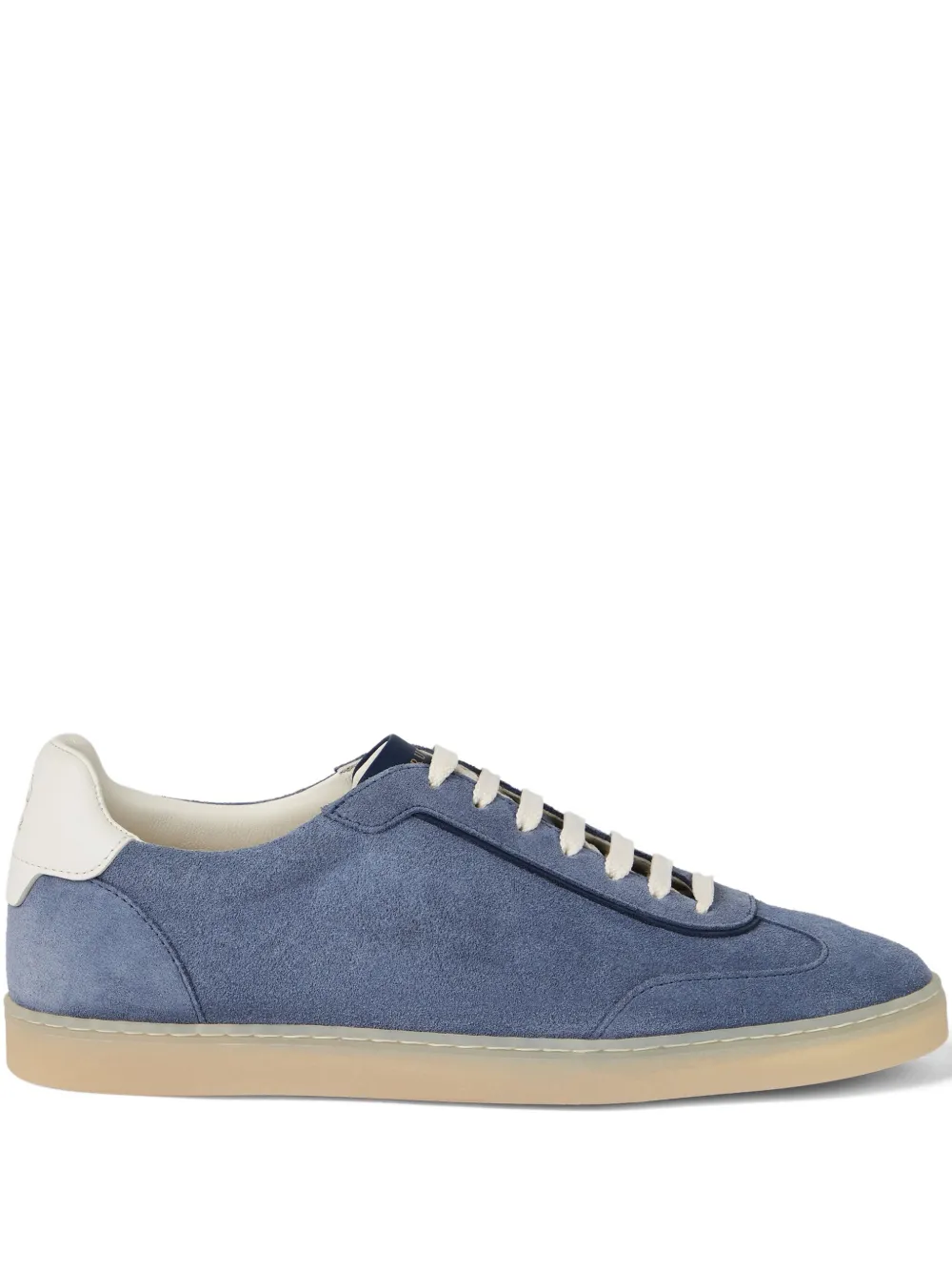 Brunello Cucinelli suede sneakers Blue