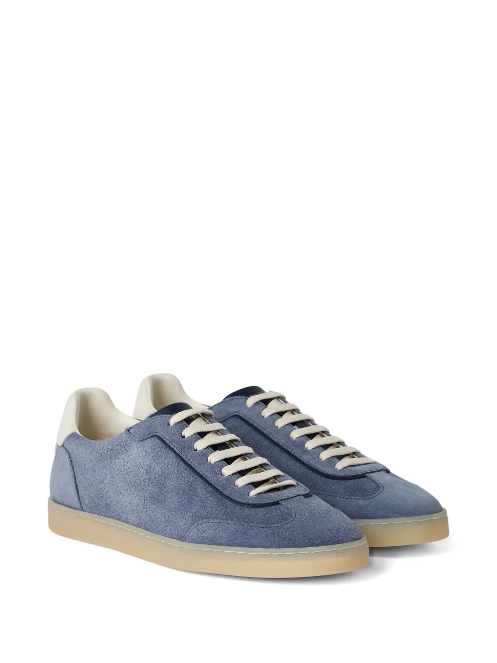Brunello Cucinelli suede sneakers Blue