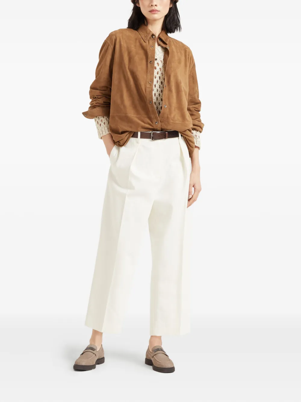 Brunello Cucinelli Pullover mit Lochstrickmuster | Pullover | Image 2