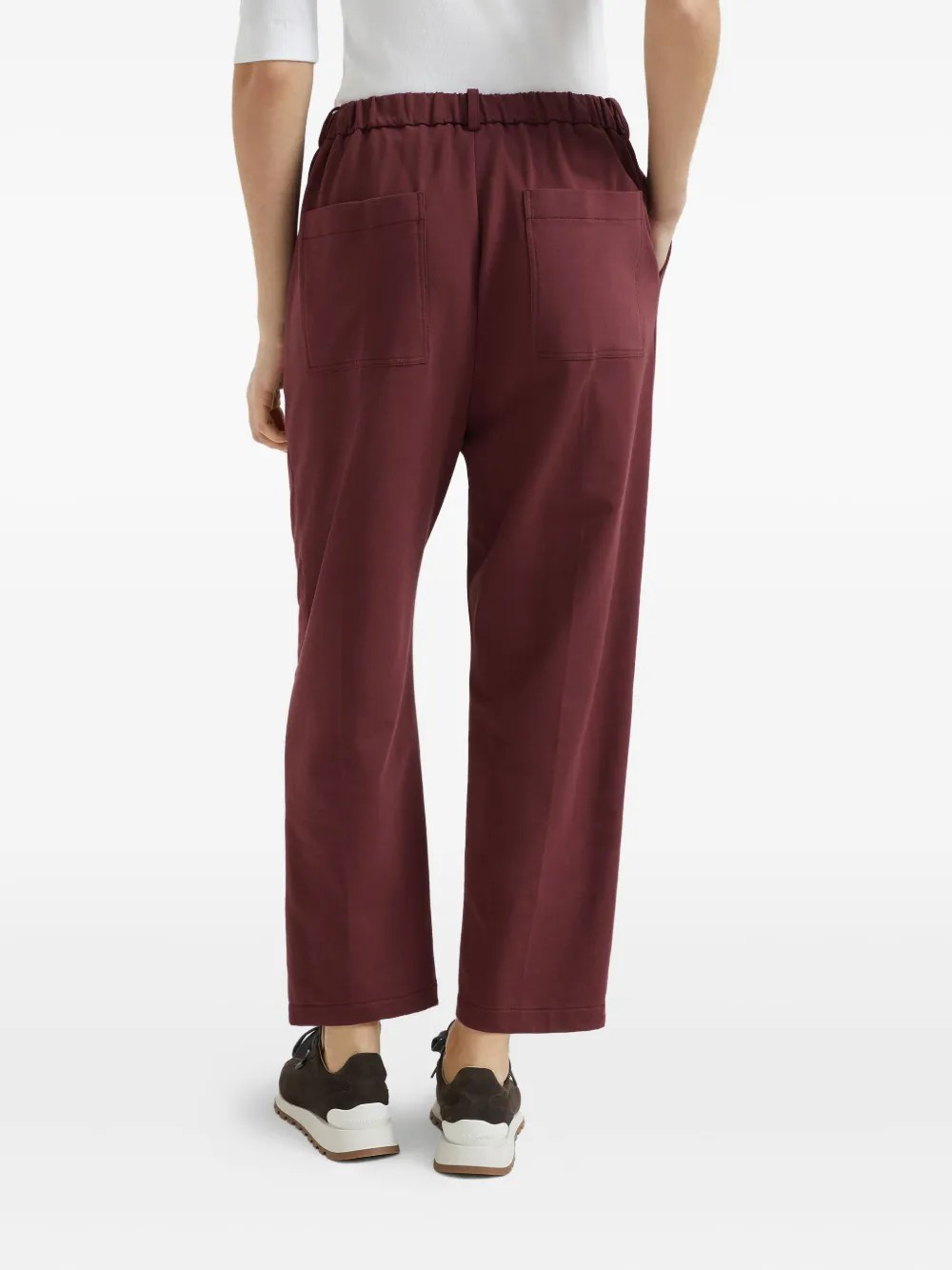 Brunello Cucinelli Plooibroek Rood