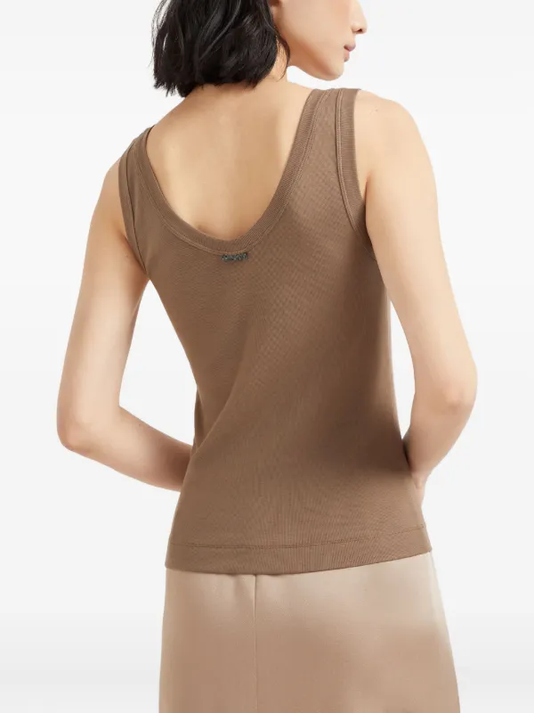 Brunello Cucinelli リブ タンクトップ | ニュートラル