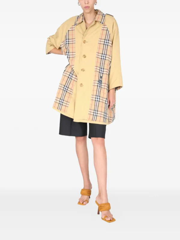 1/OFF チェック コート | ニュートラル | FARFETCH JP