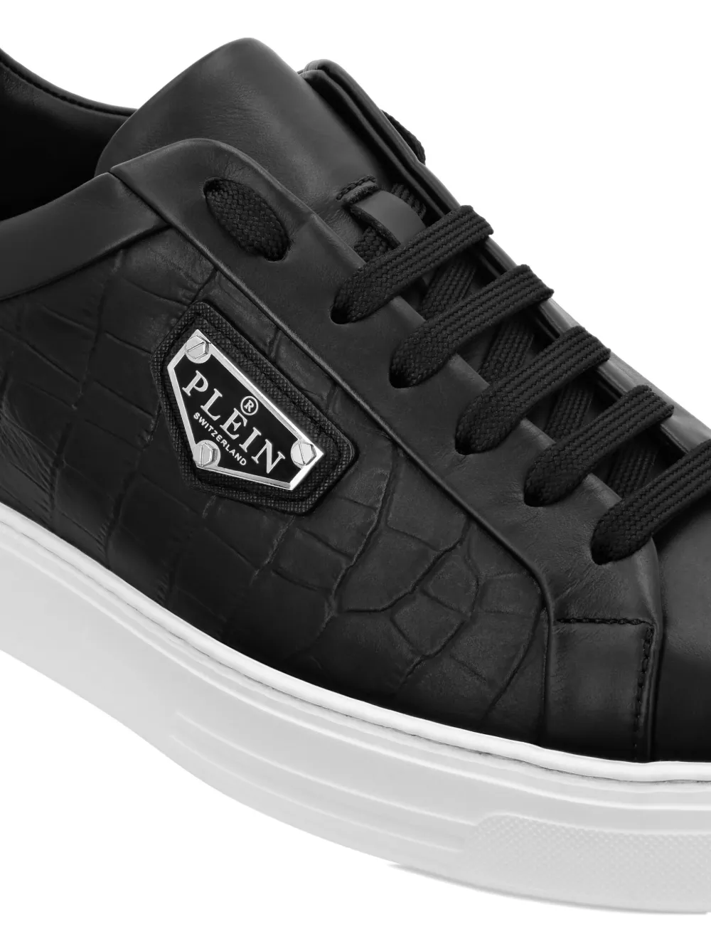 Philipp Plein Leather Sneakers