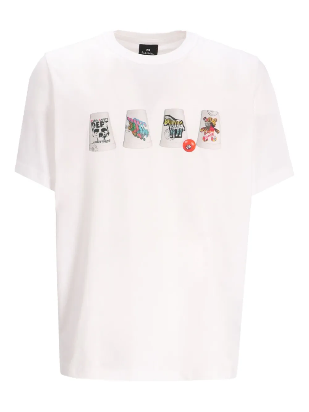 Paul Smith playera con copas estampadas | blanco | Image 1