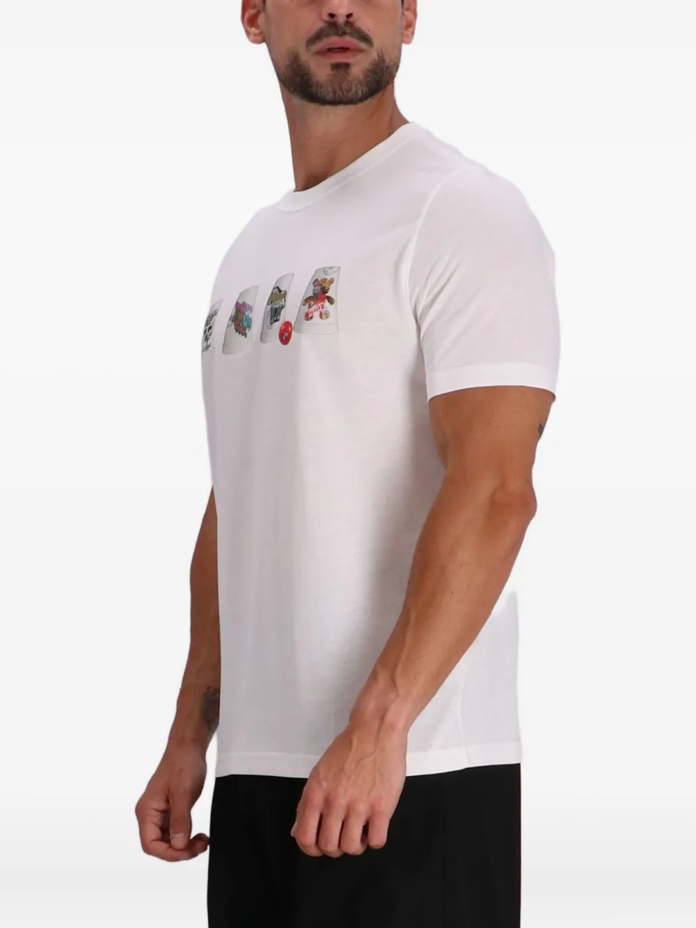 Paul Smith T-shirt met print Wit