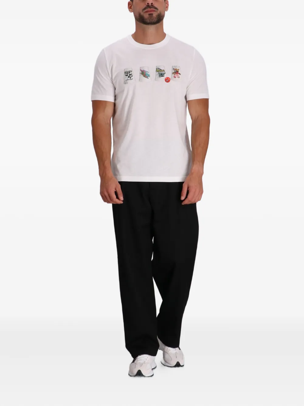 Paul Smith Cups-print T-shirt | T-Shirts | Image 2