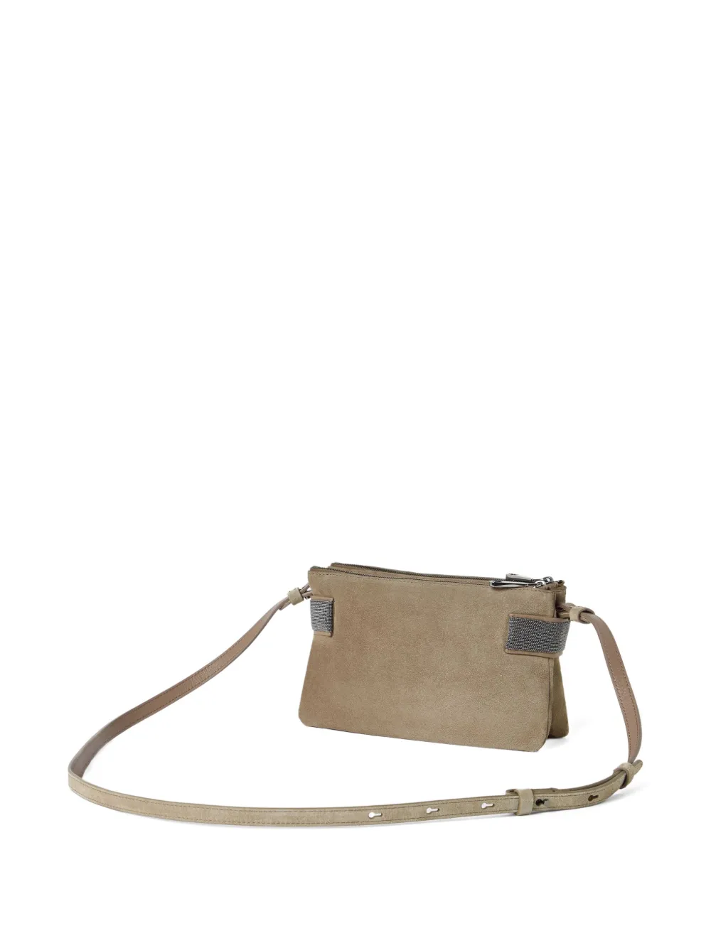 Brunello Cucinelli Essence kleine crossbodytas Beige