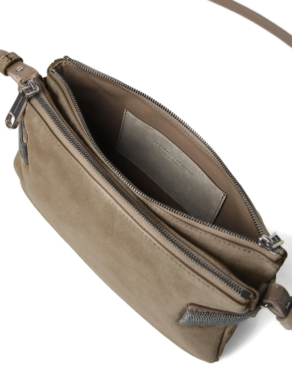 Brunello Cucinelli Essence kleine crossbodytas Beige