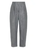 Brunello Cucinelli twill trousers - Silver
