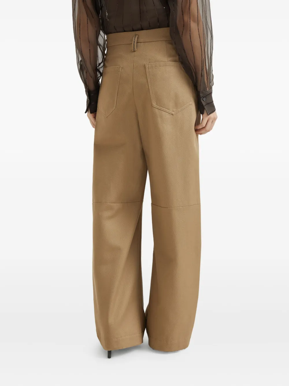 Brunello Cucinelli Katoenen broek Bruin