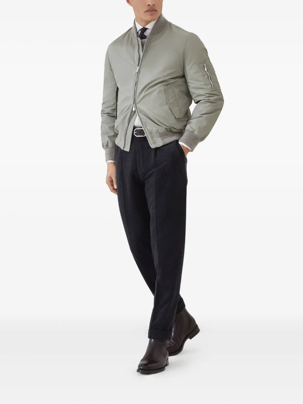 Brunello Cucinelli pleated tapered trousers | Tapered Pants | Image 2