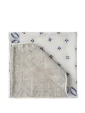 Brunello Cucinelli silk pocket square - White
