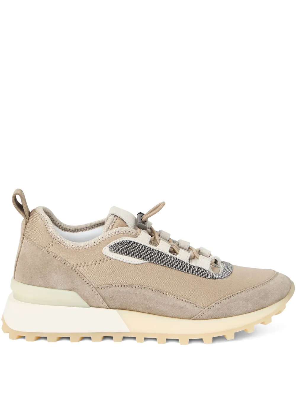 Brunello Cucinelli suede sneakers Neutrals