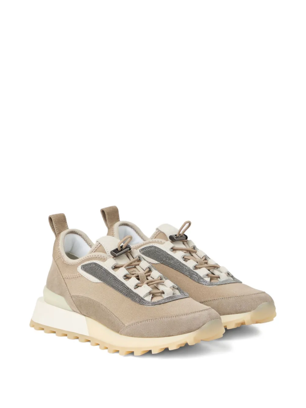 Brunello Cucinelli suede sneakers Neutrals