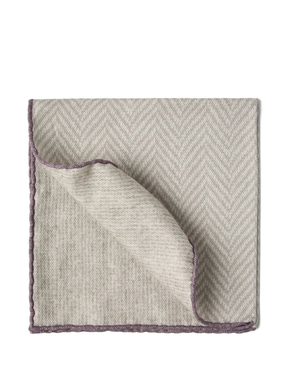 Brunello Cucinelli シルク ポケットチーフ | ニュートラル | Image 1