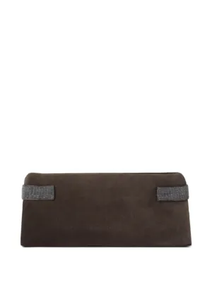 クラッチバッグ Brunello Cucinelli Clutch Brunello Cucinelli Allover Monili Convertible Clutch Bag