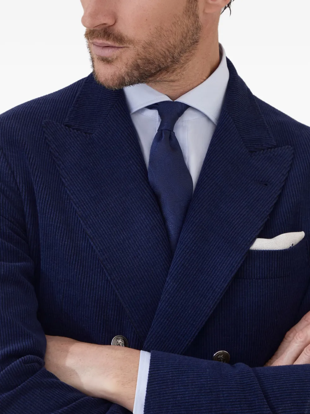 Brunello Cucinelli Silk Tie With Pattern
