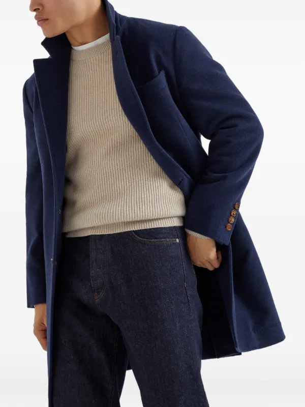 Brunello Cucinelli カシミアコート ブルネロ クチネリ」の名品カシミアコート｜端正さと気品に