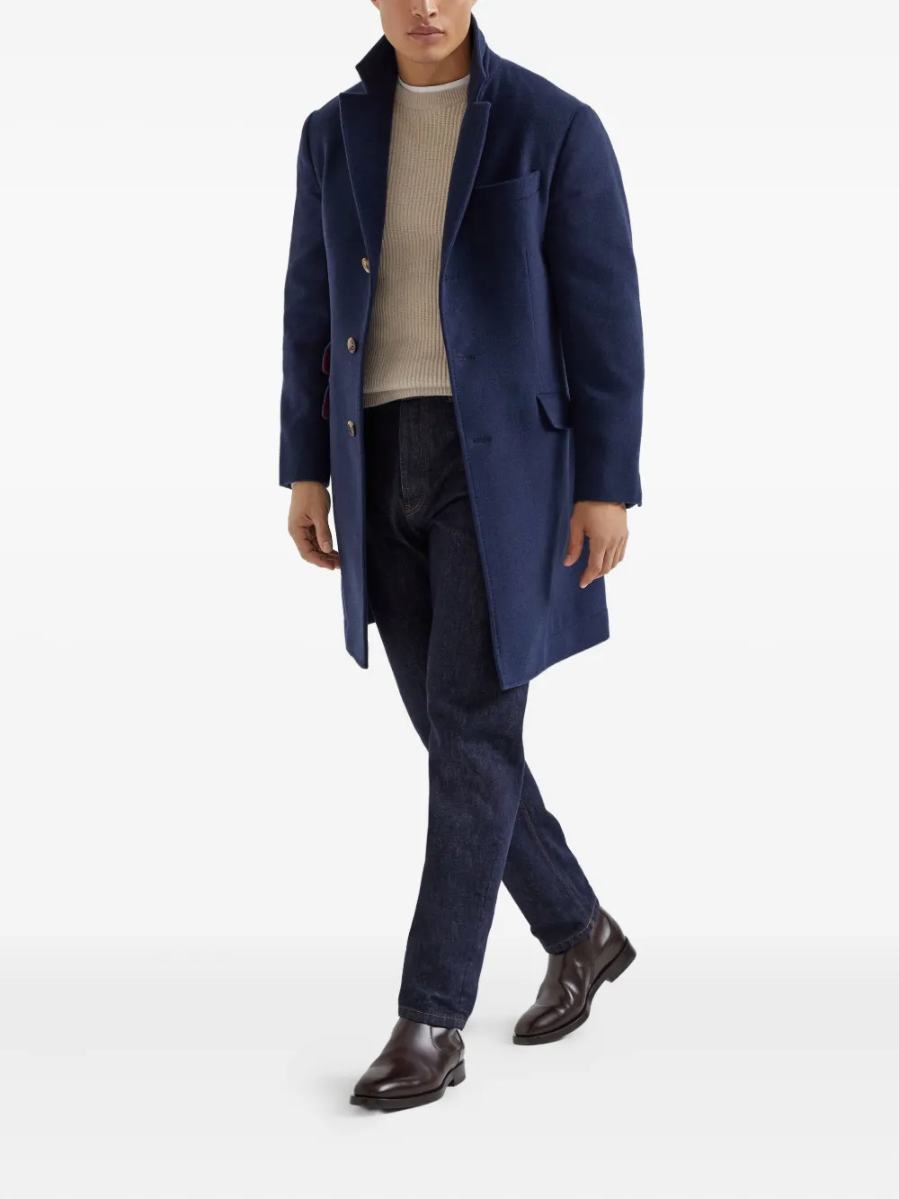 Brunello Cucinelli カシミア コート | シングルコート | Image 2