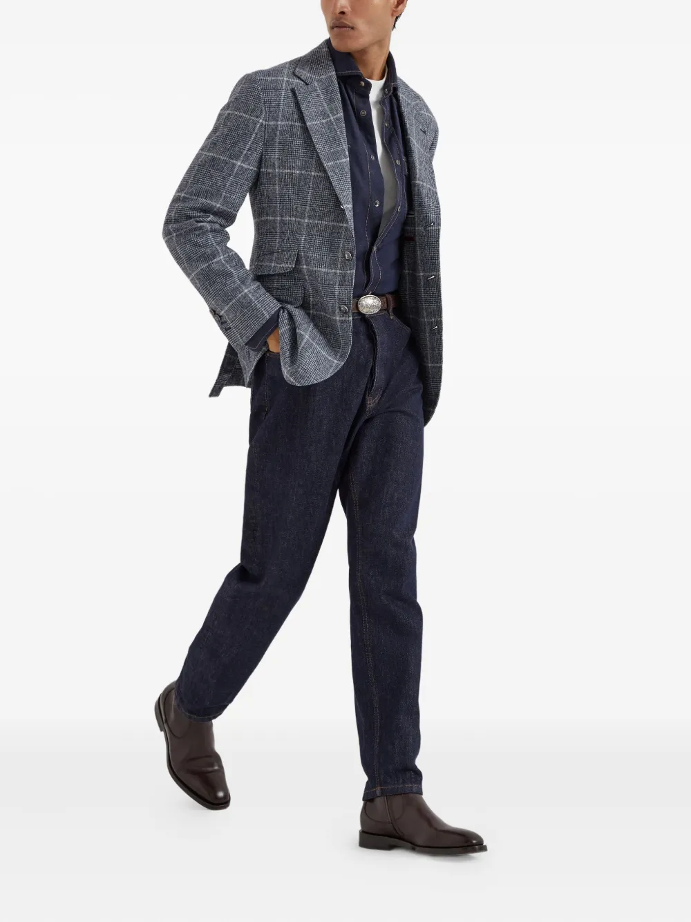 Brunello Cucinelli single-breasted blazer | Blazers | Image 2