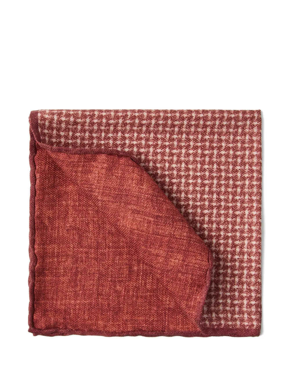 Brunello Cucinelli シルク ポケットチーフ | オレンジ | Image 1