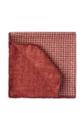 Brunello Cucinelli silk pocket square - Orange