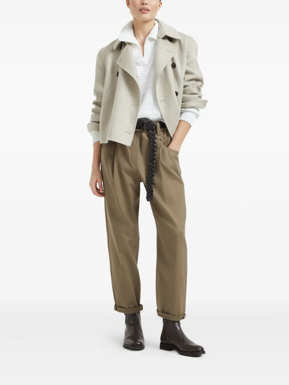 Brunello Cucinelli high-waisted trousers | High-Waisted Trousers | Image 2