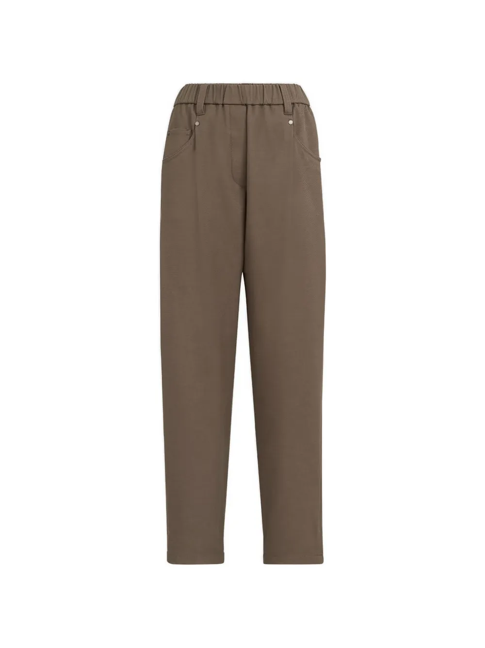 Brunello Cucinelli High waist broek Bruin