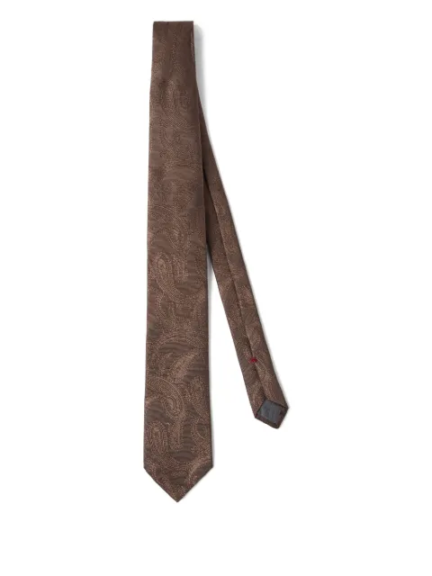 Brunello Cucinelli ペイズリー ネクタイ