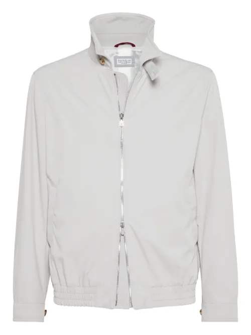 Zip-up bomber jacket - Brunello Cucinelli - Modalova
