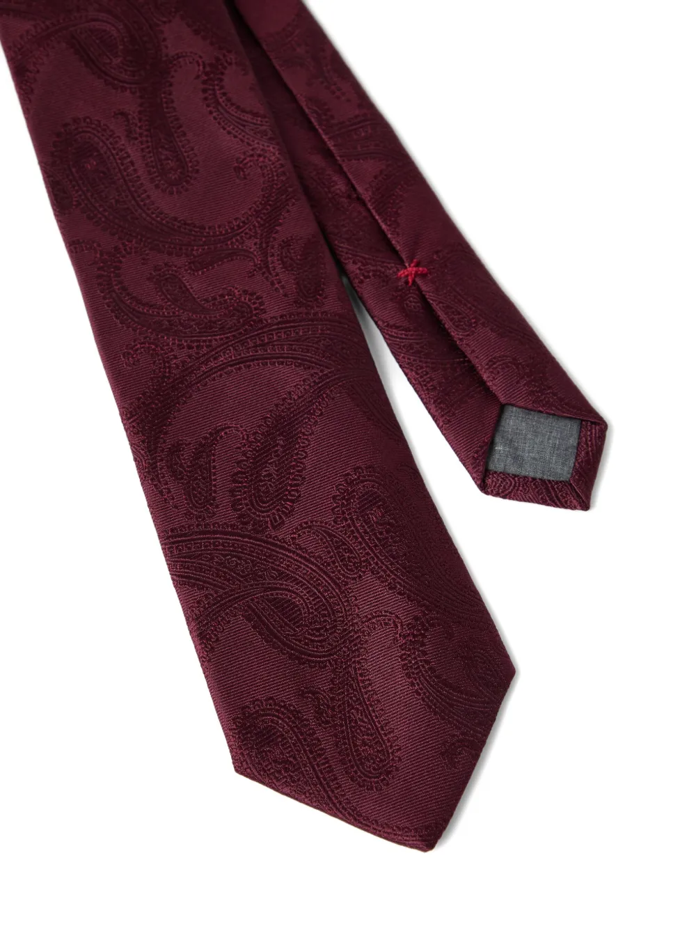 Brunello Cucinelli silk tie - Rood