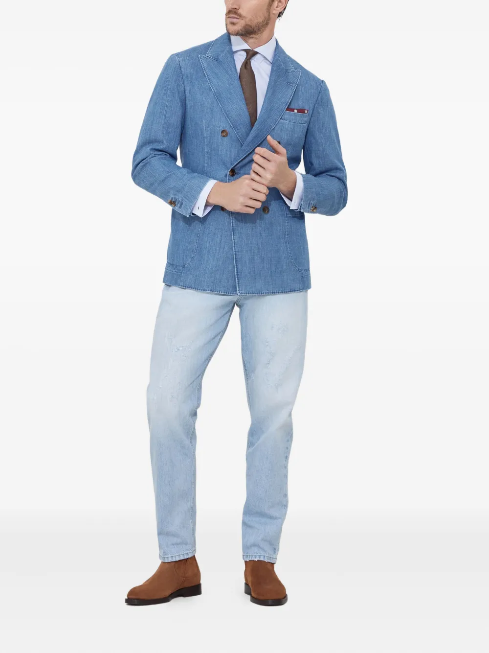 Brunello Cucinelli ripped jeans | Regular & Straight-Leg Jeans | Image 2