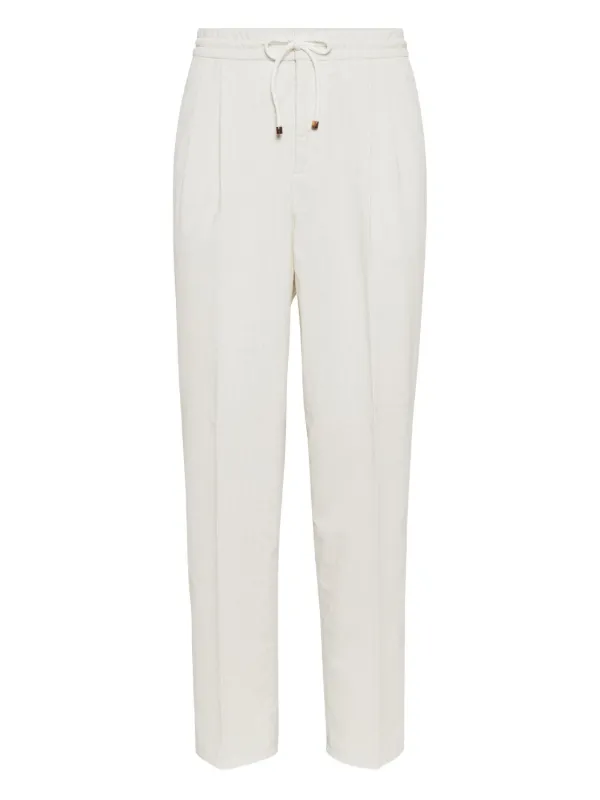 Brunello Cucinelli コットンパンツ | ニュートラル | FARFETCH JP