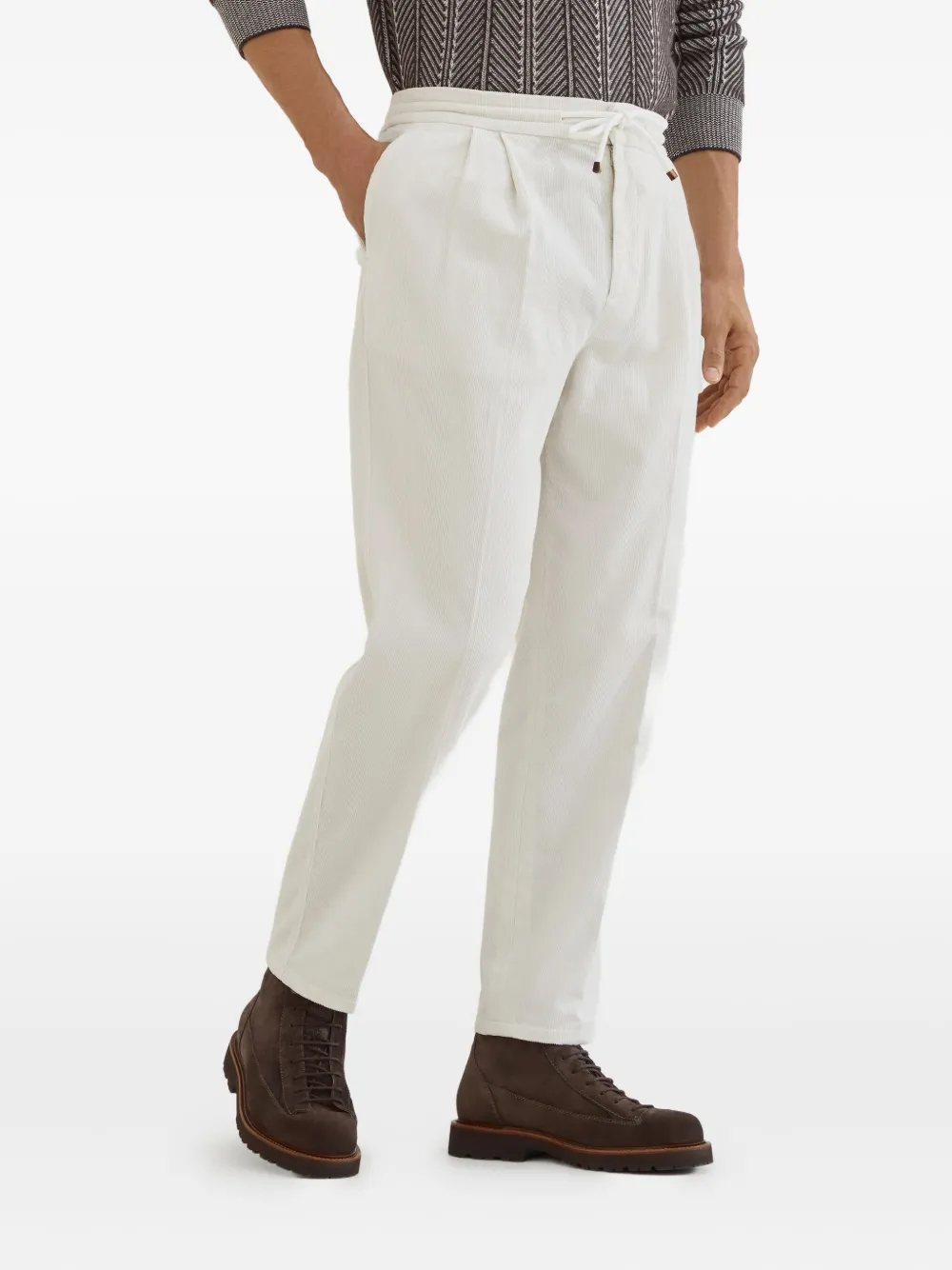 Brunello Cucinelli Katoenen broek Beige