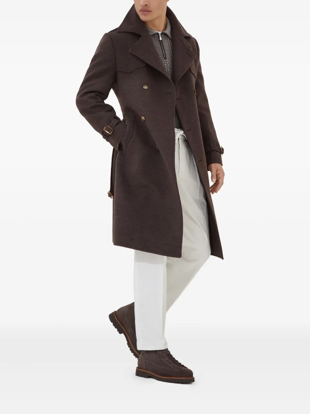 Brunello Cucinelli Katoenen broek - Beige