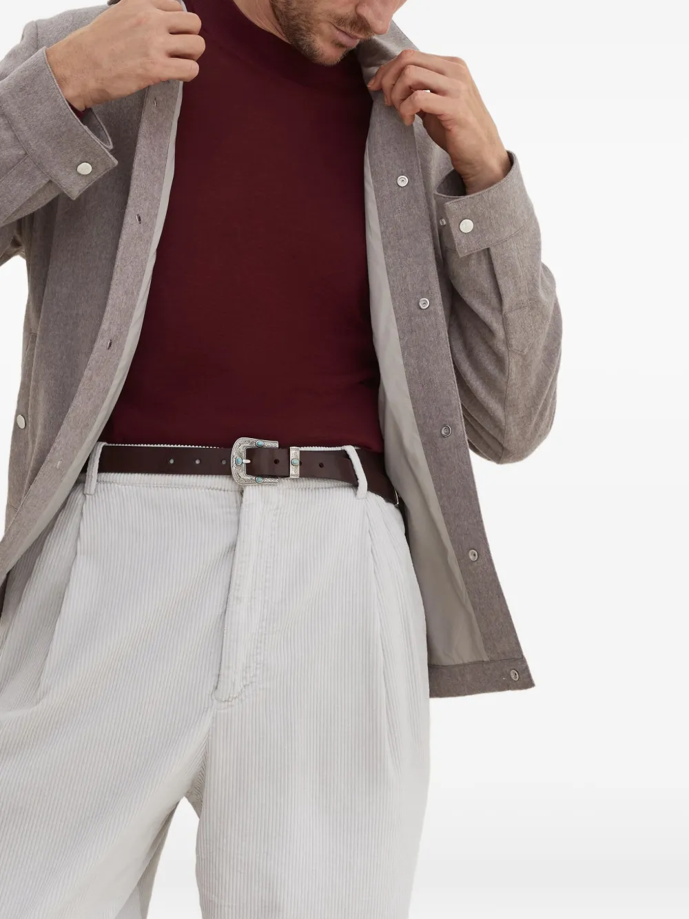 Brunello Cucinelli lightweight jumper Rood