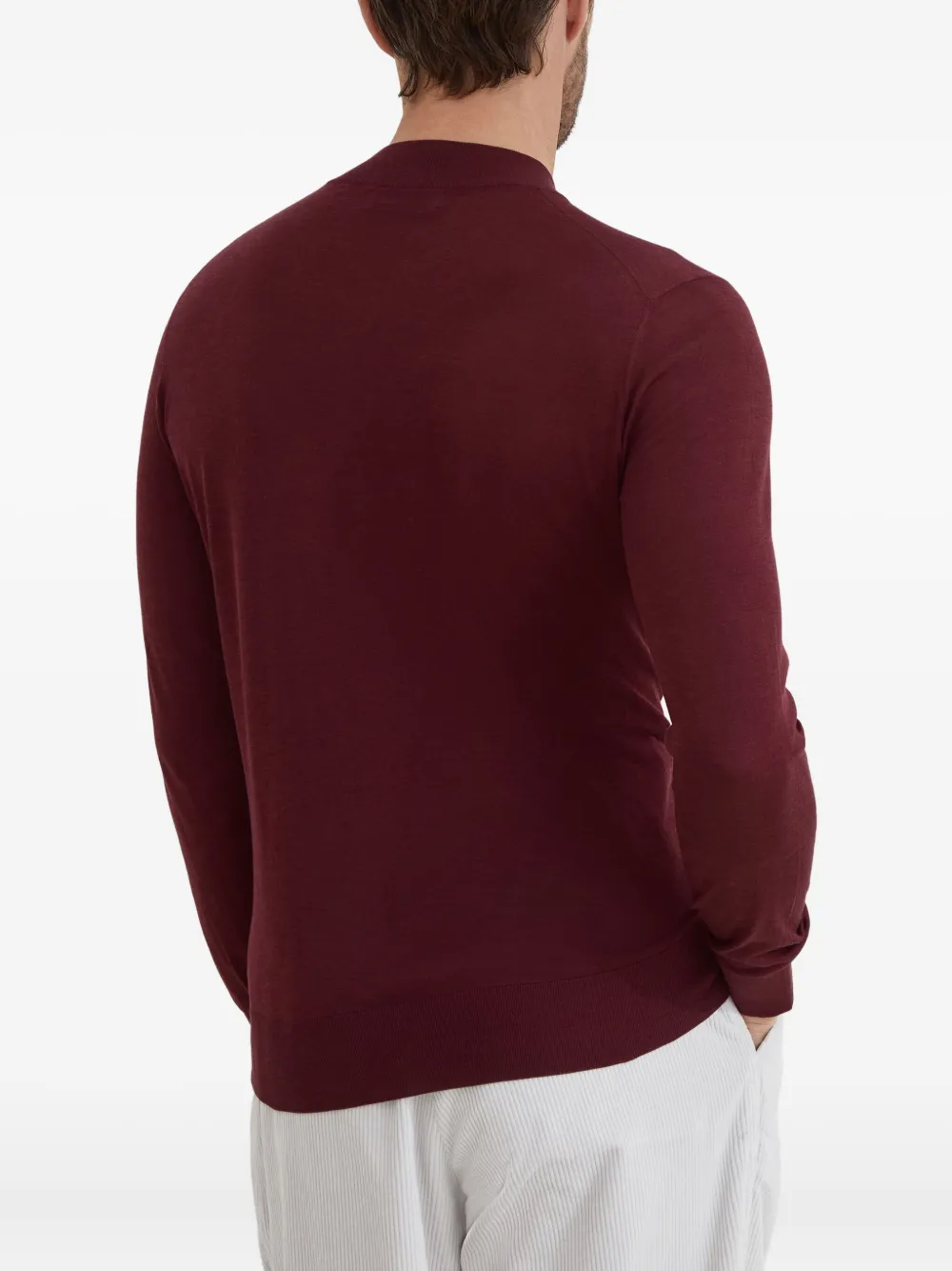 Brunello Cucinelli lightweight jumper Rood