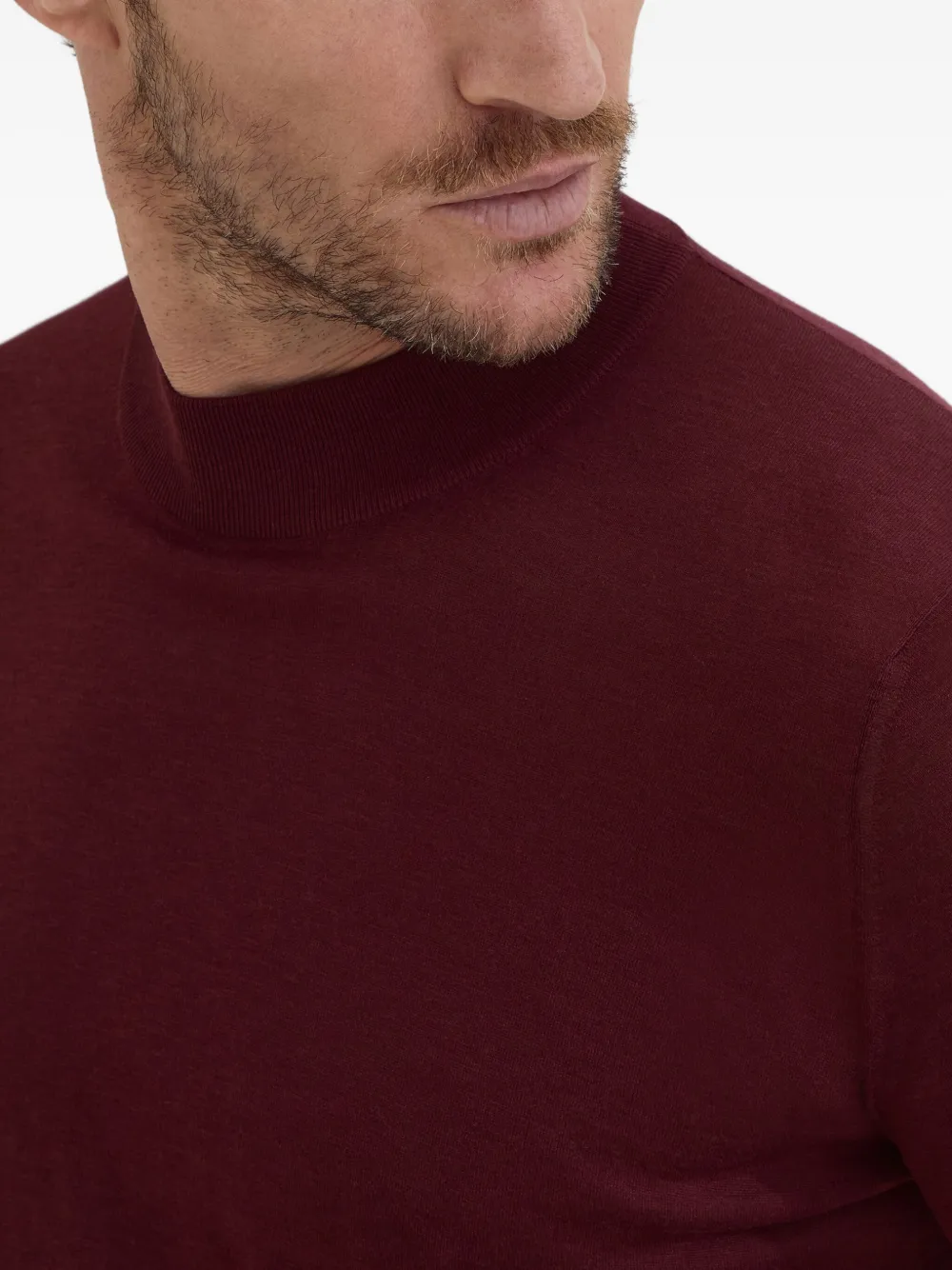 Brunello Cucinelli lightweight jumper Rood