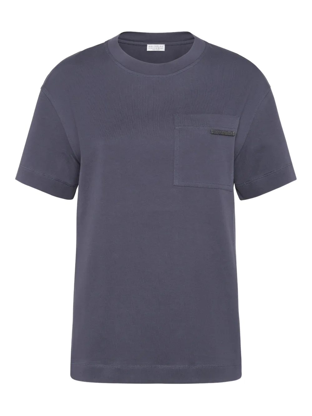 Brunello Cucinelli Jersey T-shirt Blauw