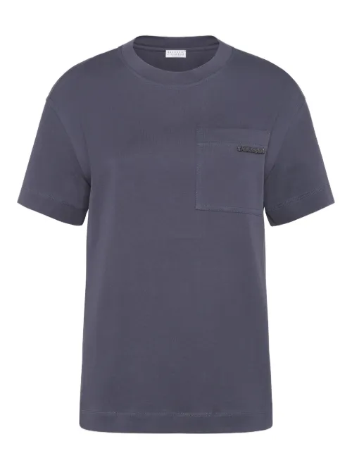 T-shirt en jersey - Brunello Cucinelli - Modalova
