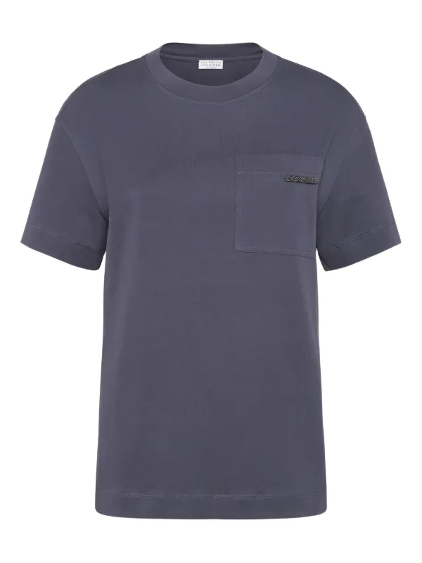 Brunello Cucinelli ジャージー Tシャツ | ブルー | FARFETCH JP