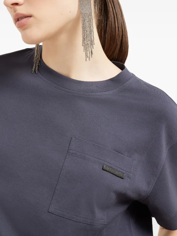 Brunello Cucinelli ジャージー Tシャツ | ブルー | FARFETCH JP