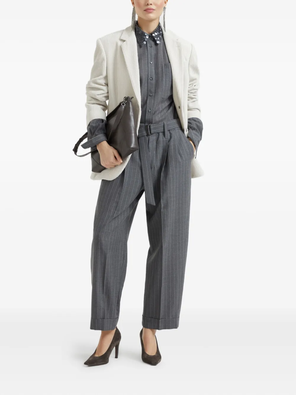 Brunello Cucinelli Satorial broek - Grijs
