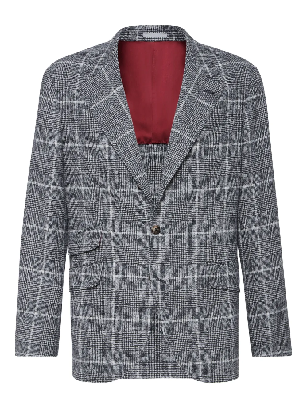 Brunello Cucinelli single-breasted blazer | Grey | Image 1